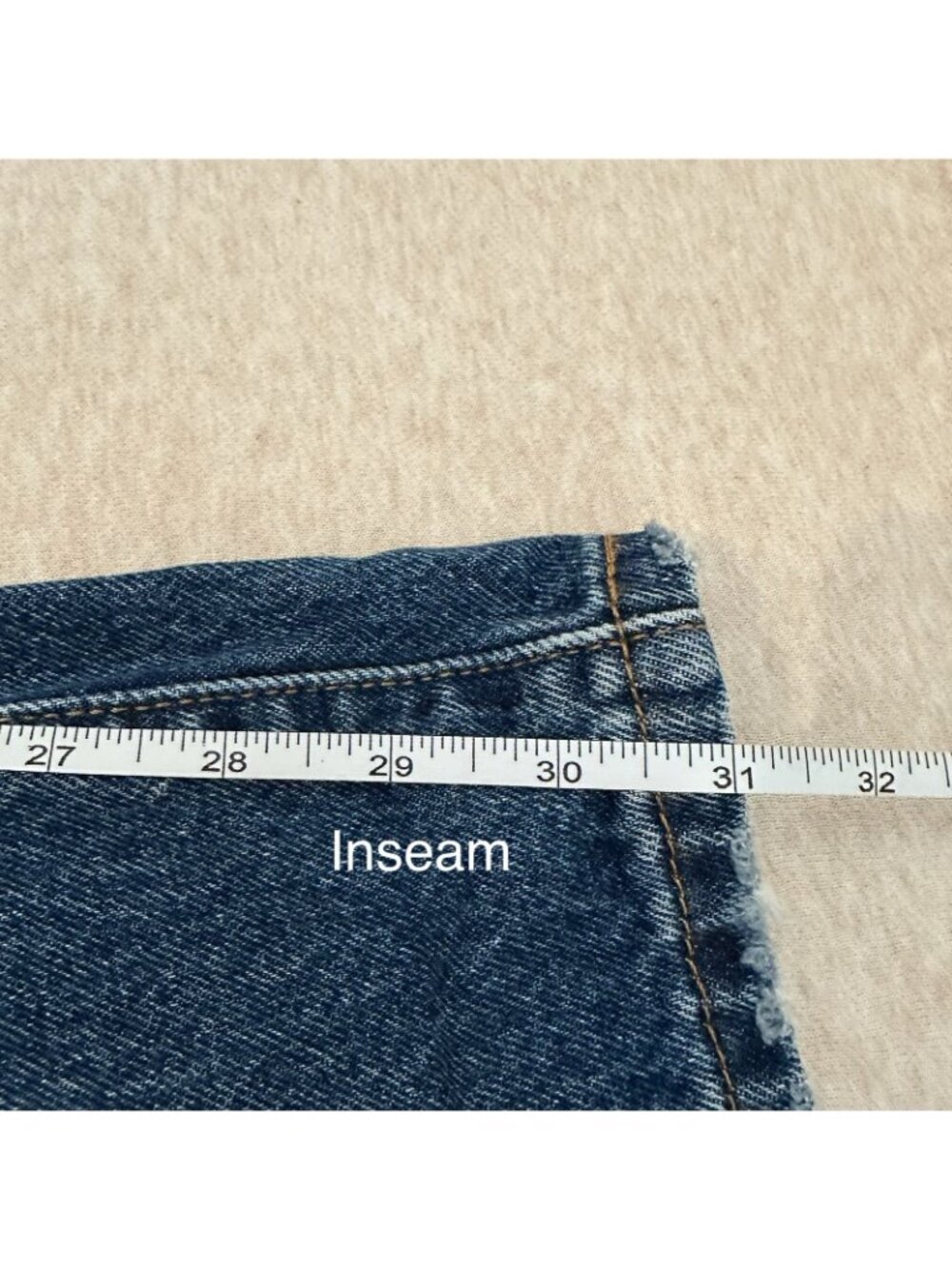 Levi’s 501 Jeans Women’s Size 28X32 Blue High Rise Button Fly Classic 12501-0421 - Picture 12 of 13